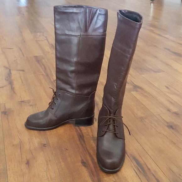 Blondo‎ Brown Lace Up Top Nubuck Waterproof Boots - Picture 1 of 8